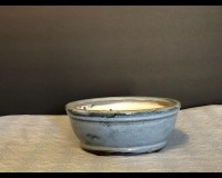 Blue 8 inch pot  8x6x3